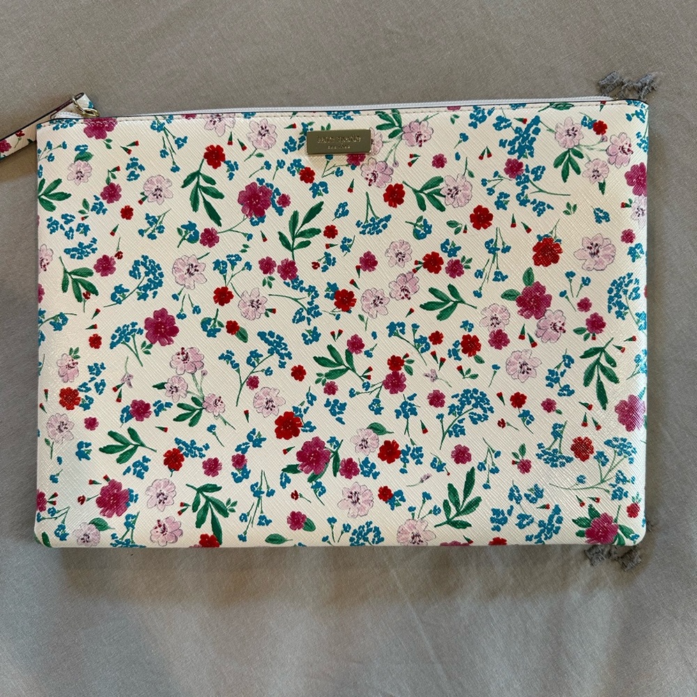 Kate Spade Floral zipper pouch